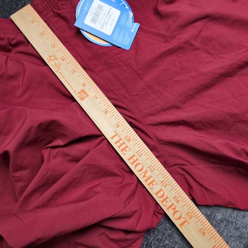 NWT Columbia PFG Swim Trunks Mens XL 8" Inseam Red Cruise Lifeguard Fishing Prep - Picture 4 of 12